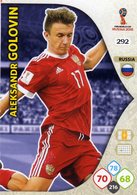 Vignette Panini Football Fifa World 2018 Russia Adrenalyn Xl N°292 Aleksandr Golovin Russie - Other & Unclassified