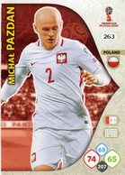 Vignette Panini Football Fifa World 2018 Russia Adrenalyn Xl N° 263 Michal Pazdan - Autres & Non Classés