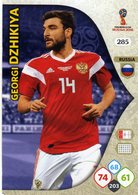 Vignette Panini Football Fifa World 2018 Russia Adrenalyn Xl N° 285 Georgi Dzhikiya - Autres & Non Classés