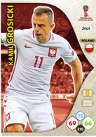 Vignette Panini Football Fifa World 2018 Russia Adrenalyn Xl N° 268 Kamil Grosicki - Autres & Non Classés