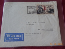 Lettre D AEF (Brazzaville) A Destination De La Ferte Gaucher (77) - Briefe U. Dokumente