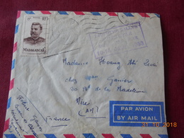 Lettre De 1953 De Tananarive Avec Cachet "Rallye Automobile De Madagascar 1953 " - Briefe U. Dokumente