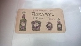 CARTE PARFUMEE FLORAMYNE - Anciennes (jusque 1960)