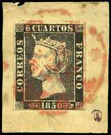 Ed. 1 - Fragmento. Baeza En Rojo. Lujo. - Used Stamps