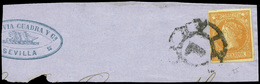 Ed. 52F Falso Postal Tipo 20 (Cat. Graus-Soro) Mat. R.C. “1-Madrid” Marquillado Soro - Oblitérés