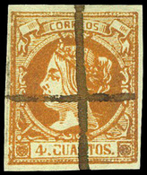 Ed. 0 52 F.P. Falso Postal Tipo 31 (Cat. Graus-Soro) Mat. Pluma. Lujo. - Gebruikt