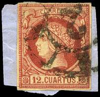 Ed. 53F Falso Postal Tipo 36F (Cat. Graus-Soro) Precioso. Marquillado. - Gebruikt