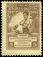 ** S/Cat. 5 Cts. “Associació Protectora De L’ensenyansa Catalana. Delegación De Buenos Aires” - Altri & Non Classificati