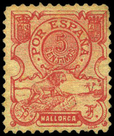 ** S/Cat. “Mallorca-Por España” 5 Cts. Rojo. - Andere & Zonder Classificatie