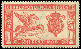 Ed. ** 256C Color Rojo. Centraje Lujo. Cat. 117€ - Unused Stamps