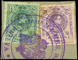 Ed. 268-270 - Pequeño Fragmento Con Marca “Cámara De Comercio.Huelva. Huelga De Correos” - Unused Stamps