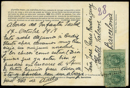 Ed. T.P.268(2) - 1918. Preciosa Tarjeta Postal “España Para Los Españoles.....” - Ongebruikt