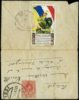 Ed. 269+viñeta - Carta Cda A Portugal Con Viñeta “Pro Patria” 1916. Muy Escasa. - Unused Stamps