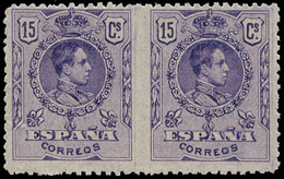 Ed. ** 270SPh Pareja Horizontal S/dentar Enmedio. (Numeración Auténtica Al Dorso) - Unused Stamps