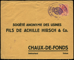Ed. 276 - Huelga De Correos. Carta Cda A Suiza A Través De La “Cámara De Comercio” - Unused Stamps