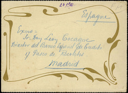 Especie De Carnet Con 2 Hojas Con Escrito Y En La Tapa Manuscrito “23 Gr. F.M.” - Unused Stamps