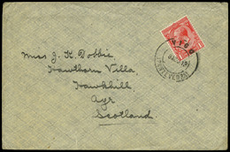 Sello Inglés 1913. Carta Cda A Escocia Con Fechador “Vigo 8/8/13” Y Remite “The Imperial Merchant. Service Guild” - Unused Stamps