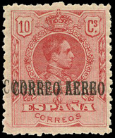 Ed. ** 293hh - Habilitación Doble. Centraje Lujo. Marquillado Galvez. Cat. ++150€ - Unused Stamps