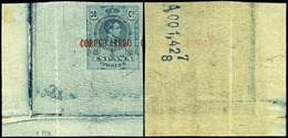 Ed. *** 295 - Variedad S/dentar Esquina De Pliego, Con Numeración Al Dorso A Caballo - Unused Stamps