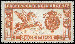 Ed. *** 324a Centraje Lujo. Cat. 190€ - Unused Stamps