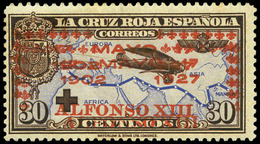 Ed. ** 368hh Habilitación Doble. Cat. 47€ - Unused Stamps