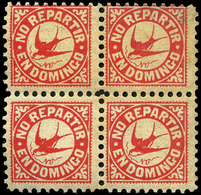 *** S/Cat. Bl.4 Pequeña Viñeta Cuadrada Que Se Pegaba A Las Cartas Reivindicando “Descanso Dominical…" - Unused Stamps
