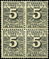 Ed. ***/** 592 Bl.4 Precioso Centraje. Cat. +50€ - Unused Stamps