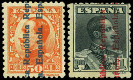 Ed. *** 593/603 Sobrecargados.Colores Frescos.Cat.335€ - Unused Stamps