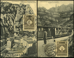 Ed. T.P. 638 Conjunto De 2 Postales De “Montserrat” Sin Circular Y Con Mat. “Monasterio De Montserrat 31/12/1931” - Nuovi