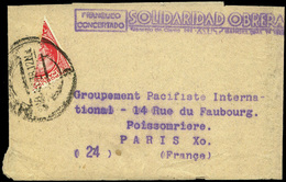 Ed.Bisect. 687 - Faja De Periódico “Solidaridad Obrera. Fqo Concertado” Y Cda A Un Grupo Pacifista Internacional - Unused Stamps