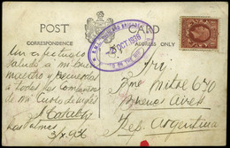 T.P.sello Inglés 1936. Las Palmas. 3/X/1936. Carta Cda A Argentina Con Marca Ovalada “R.M.C. Highland Brigade…" - Neufs