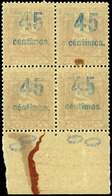 Ed. *** 744hr Bl.4 Borde Hoja. Variedad Impresión En Anverso Y Reverso.Marquillado. Lujo. - Unused Stamps