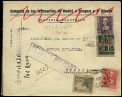 Ed. 817-857+858+Barna 22 - Cda De “Barcelona Certificado Por Avión 18/IV/39” + C.M. A Burgos - Unused Stamps