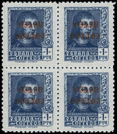 Ed. *** 846hi Bl.4 Sobrecarga Invertida. Lujo. Cat.+1.200€ - Unused Stamps