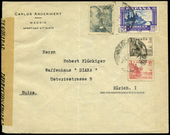 Ed. 891-870-916 - Carta Cda A Zurich.Escaso Franqueo - Neufs
