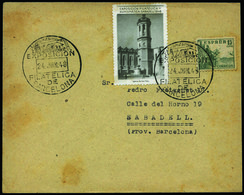 Ed.  918+viñeta - Carta Cda Con Mat. Gomis 167 + Viñeta “Iglesia De San Felix”. - Unused Stamps