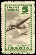 *** 1949. 9 Valores. “Lineas Aereas Iberia” - Ongebruikt