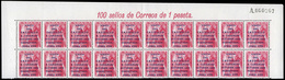 Ed. *** 1088/9 +1088/9 He - 1951. Bloque De 20 Series Sin Charnela. Cabecera De Pliego (contiene 2 Series Variedad) - Ungebraucht