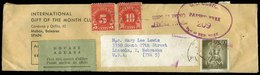 Ed.  1136 - Carta Cda De Mahón A Nebraska Con 3 Marcas Diferentes De Aduana, Entre Ellas Las De Mahón - Unused Stamps