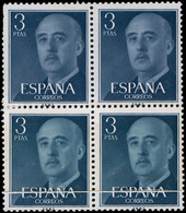 Ed. *** 1159k Bl.4 (Una Pareja Variedad Por Empalme Papel) Precioso Bloque. Escaso. - Nuevos