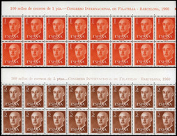 Ed. *** 1290/1 Bl. 16 Sellos Con Cabecera Pliego.Cat.63€ - Unused Stamps