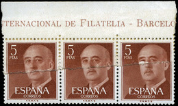 Ed. ** 1291 Tira 3. Papel Empalmado. Muy Raro En Esta Emisión. - Unused Stamps