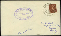 Sello Inglés 1960.Vigo. Carta Con Sello Inglés Y Fechador “Paquebot 19/12/60” + Marca “R.M.S. Arlanza" - Unused Stamps