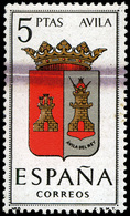 Ed. *** 1410 Raya Negra Atravesando Completamente El Sello. - Unused Stamps