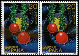 Ed. *** 2925 Pareja. Variedad Gran Mancha Color Dorado - Ongebruikt