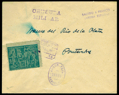 Ed. 29 - Carta Cda Con Franquicia “Admón. Pral. Correos. Barcelona” Y Fechador “Certificados. Cartas. Noche.Barcelona” - Wohlfahrtsmarken