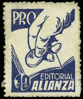 Ed. * 2180 “10Cts. Pro Editorial Alianza” - Vignette Della Guerra Civile