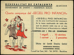 Ed. *** C3067 Carnet Completo 20 Sellos Con Bandeletas Publicitarias. Raro. - Vignetten Van De Burgeroorlog