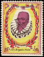 Ed. * 110 Edifil “Pro Cultura-Cervantes. 25Cts.”Muy Raro - Vignetten Van De Burgeroorlog