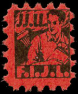 * 797 Afinet “Juventudes Libertarias” (rojo) - Spanish Civil War Labels